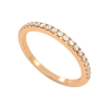 french pave eternity band rose-tilt_view