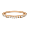french pave eternity band rose-front_view