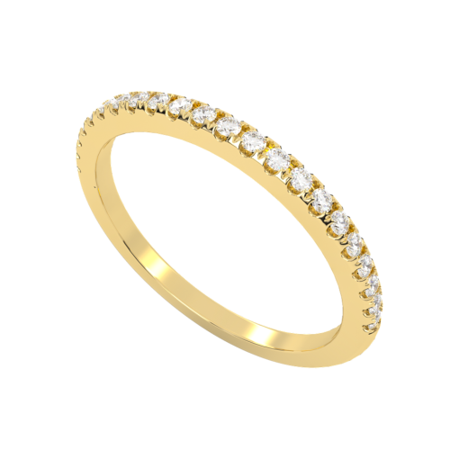 french pave eternity band yellow-tilt_view