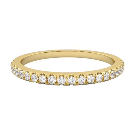 french pave eternity band yellow-front_view